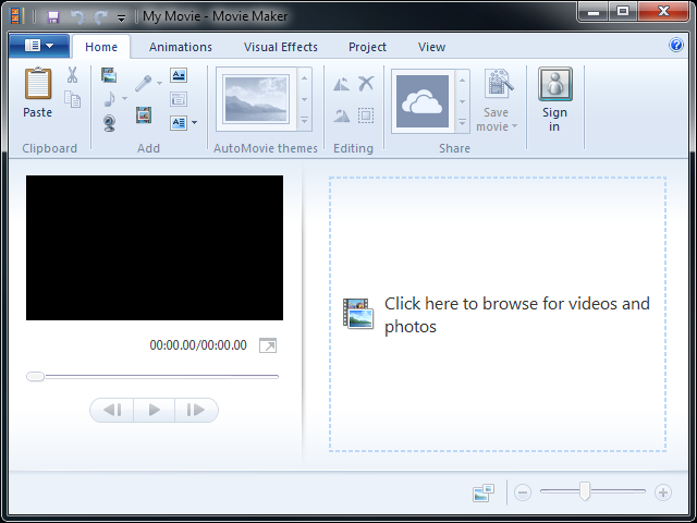 Image of Windows Movie Maker